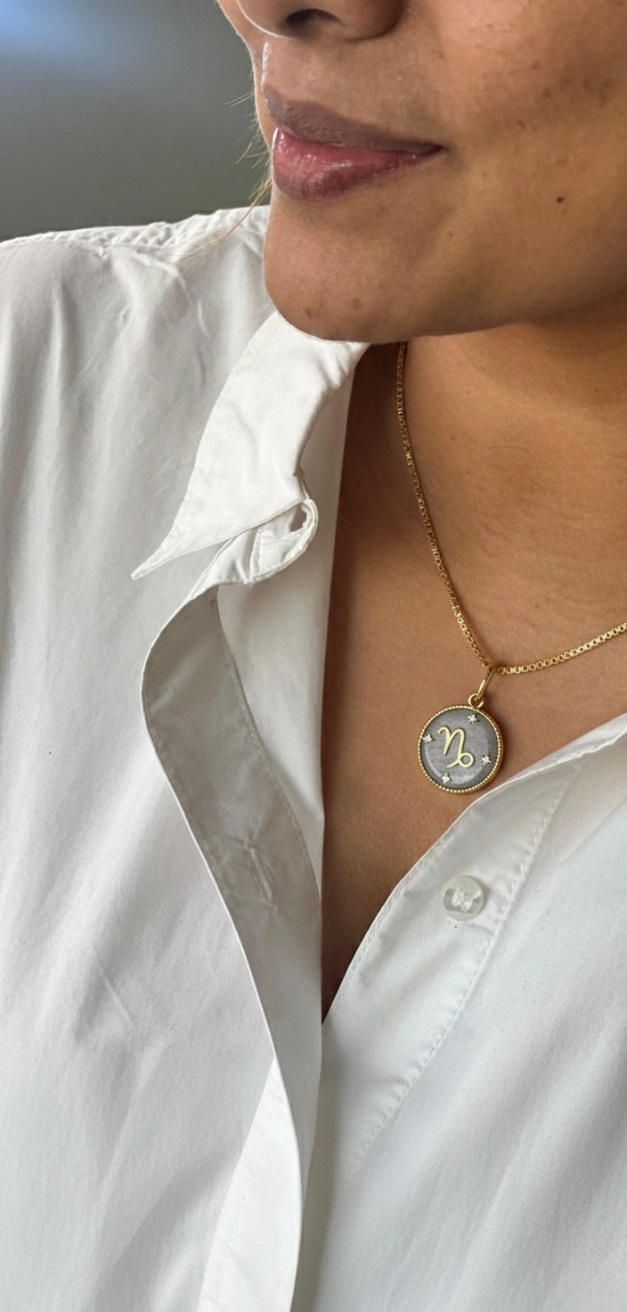 Capricorn Zodiac Pendant