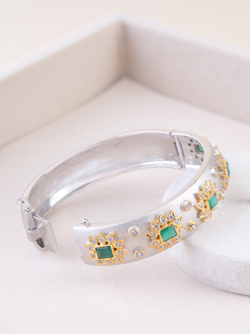 Emerald Bloom Bangle