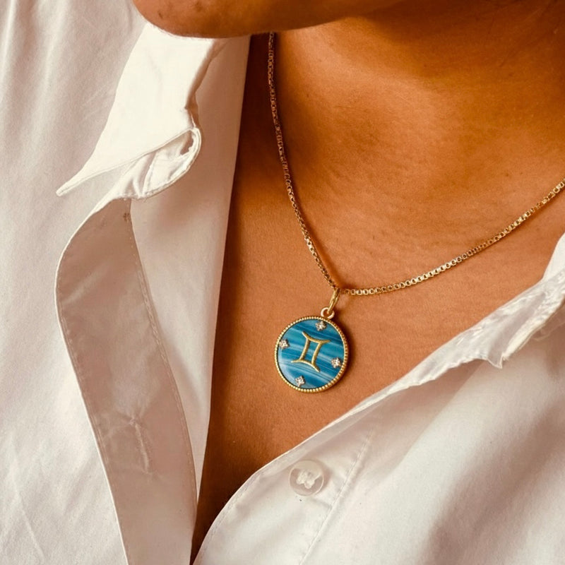 Gemini Zodiac Pendant