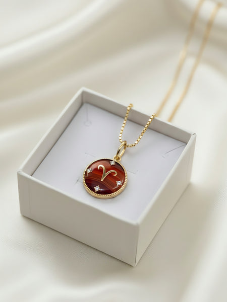 Aries Zodiac Pendant