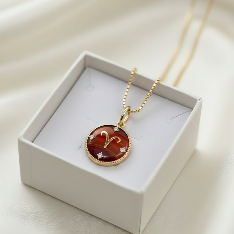Aries Zodiac Pendant