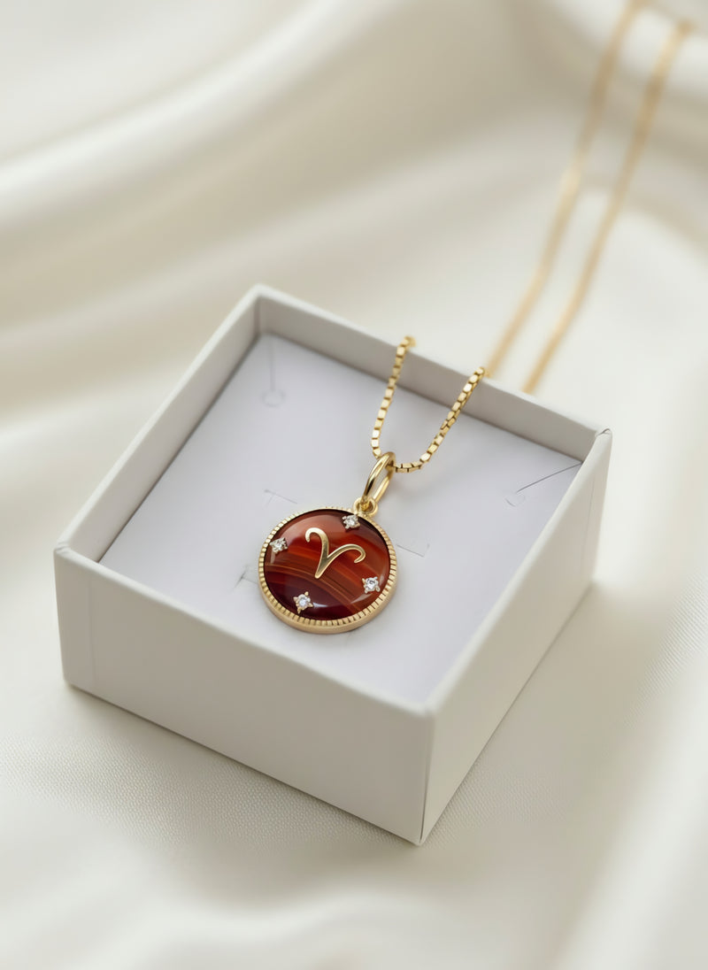 Aries Zodiac Pendant