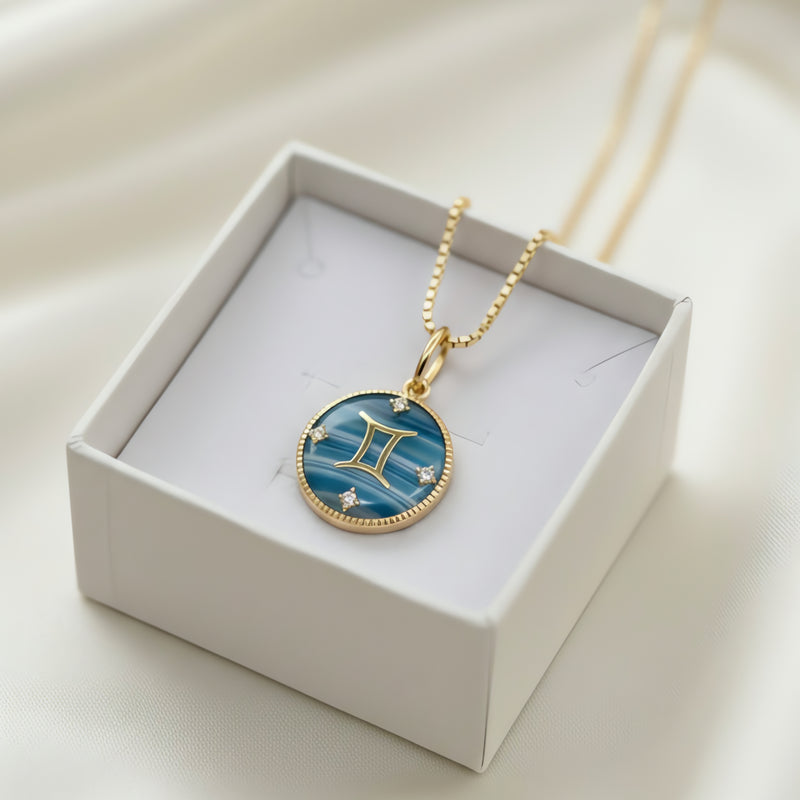 Gemini Zodiac Pendant