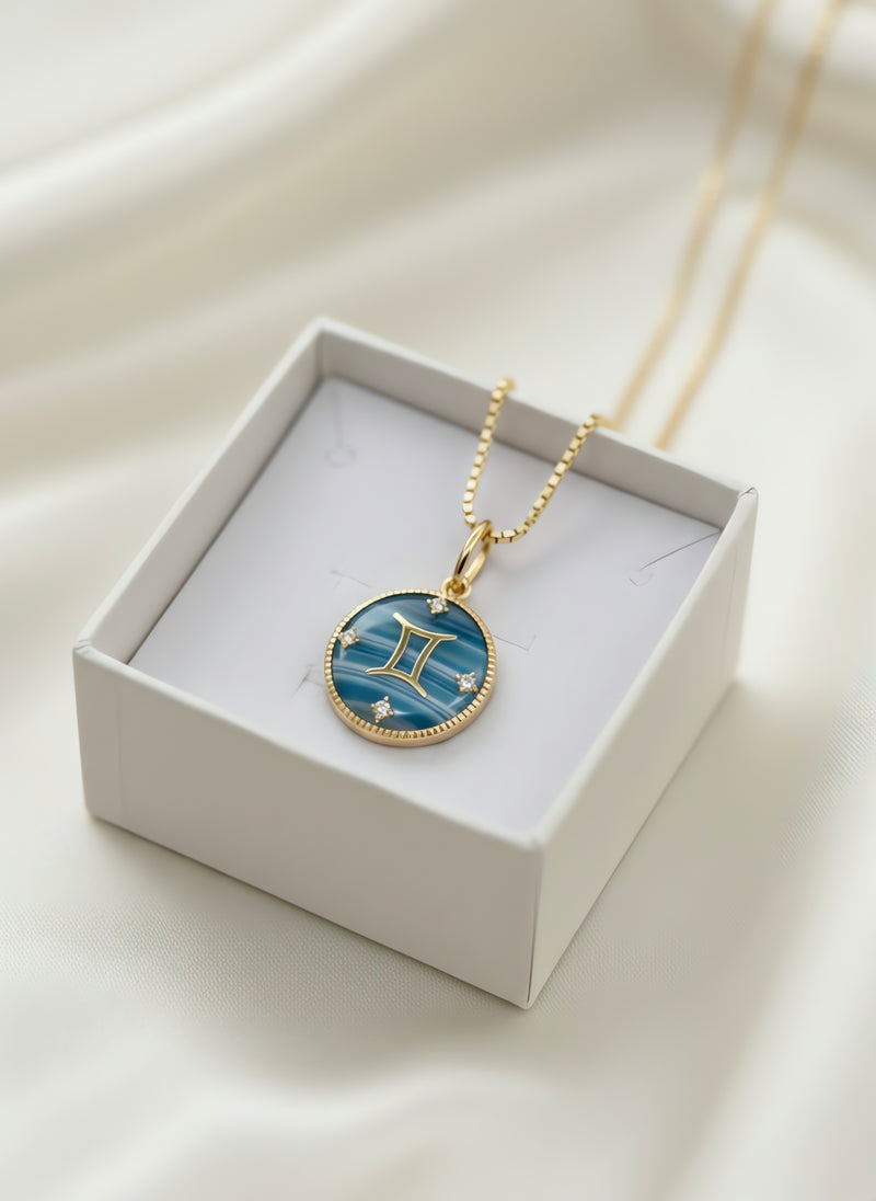 Gemini Zodiac Pendant