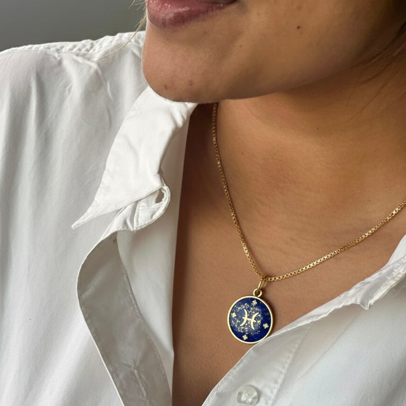 Pisces Zodiac Pendant
