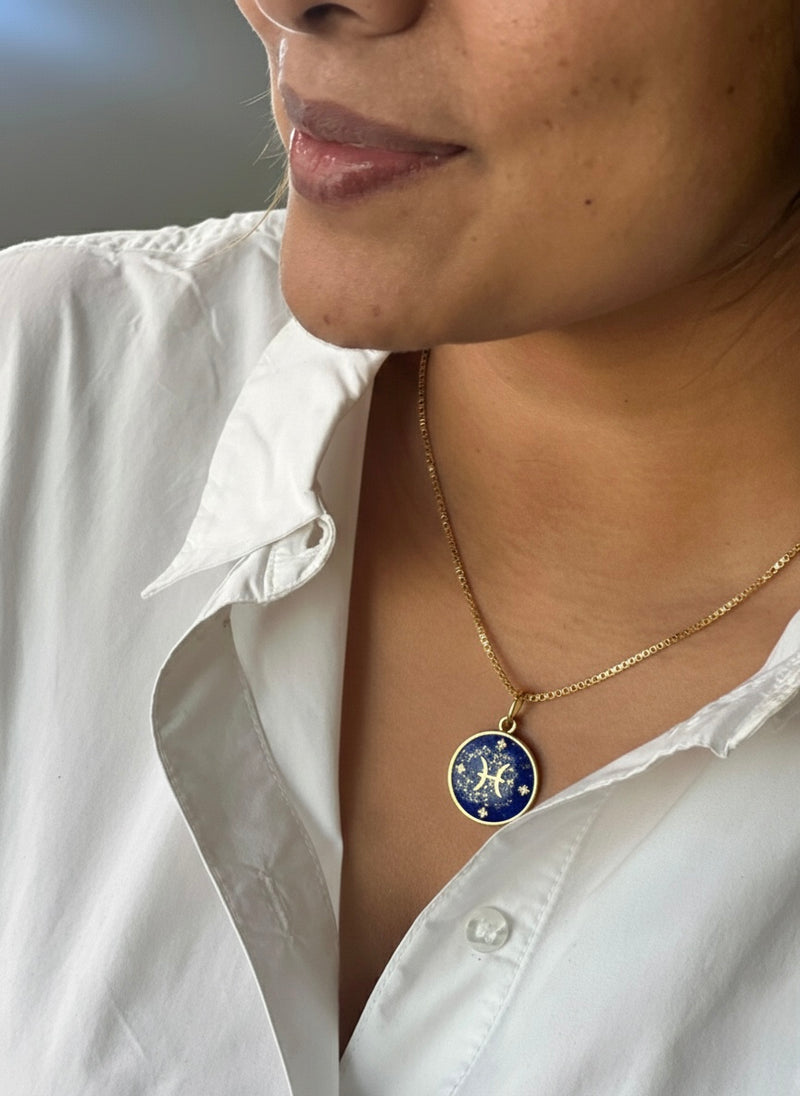 Pisces Zodiac Pendant