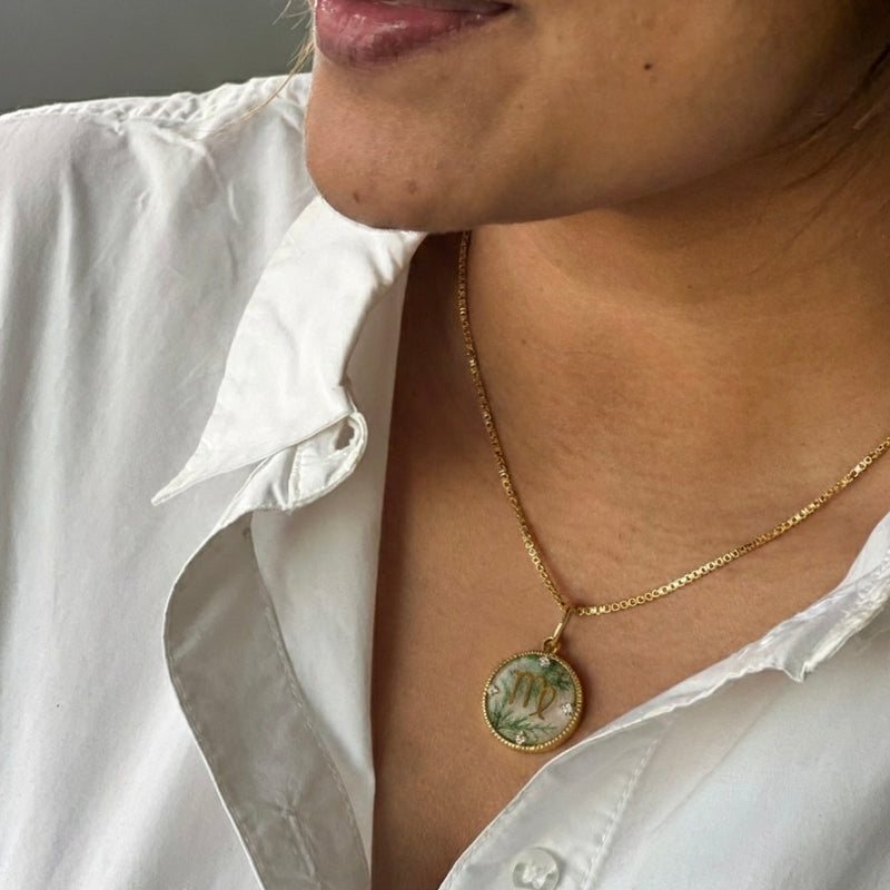 Virgo Zodiac Pendant