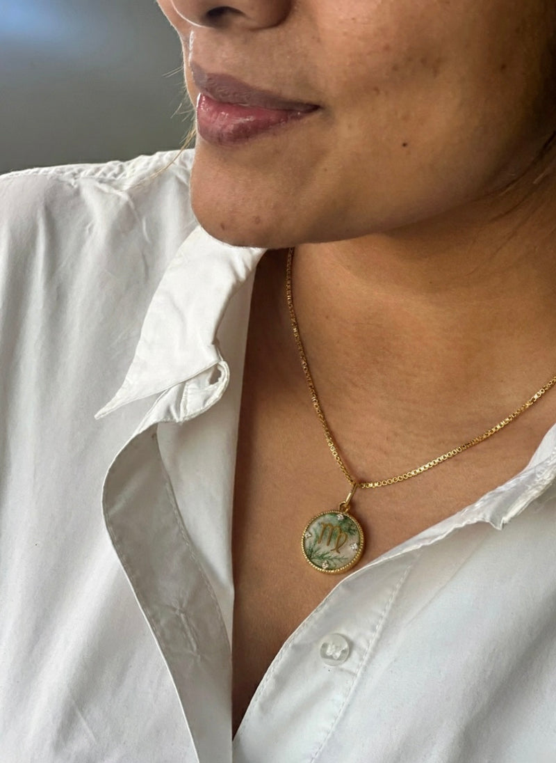 Virgo Zodiac Pendant